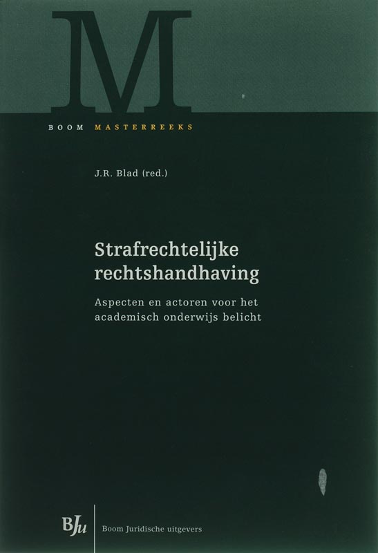 Omslag van Strafrechtelijke rechtshandhaving