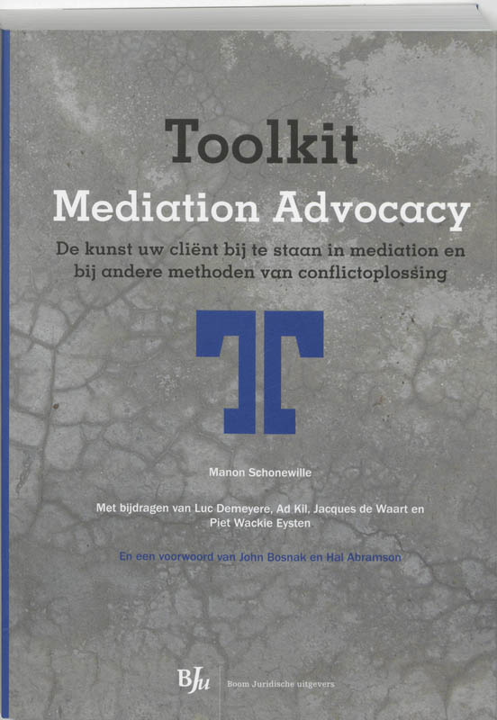 Omslag van Toolkit Mediation Advocacy