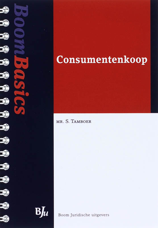 Omslag van Boom Basics Consumentenkoop