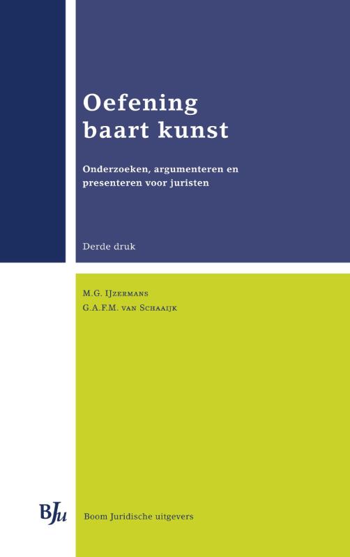Omslag van Oefening baart kunst