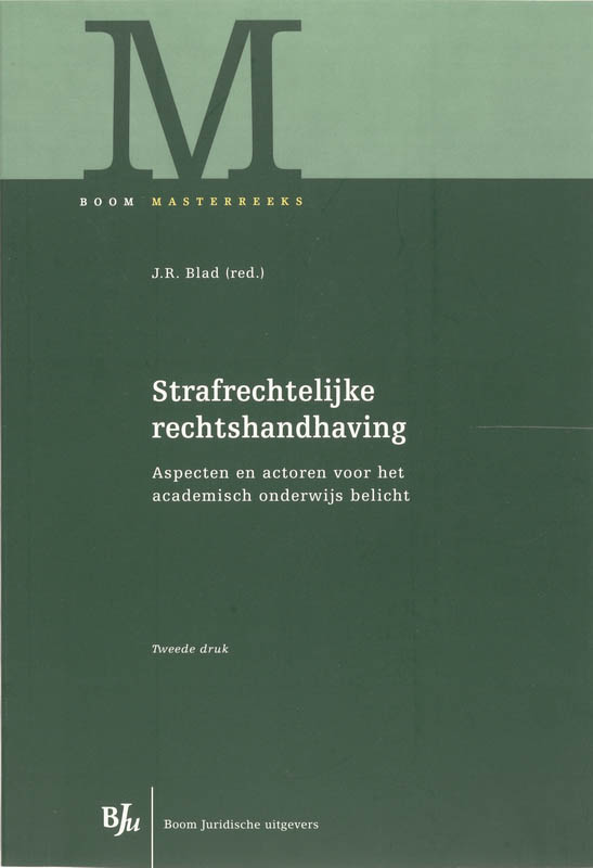 Omslag van Strafrechtelijke rechtshandhaving