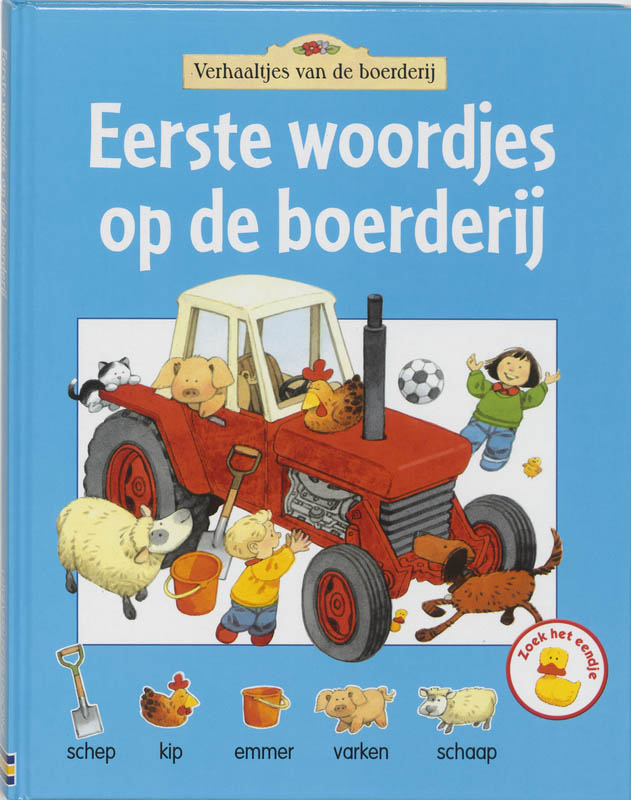 Omslag van Eerste woordjes op de boerderij