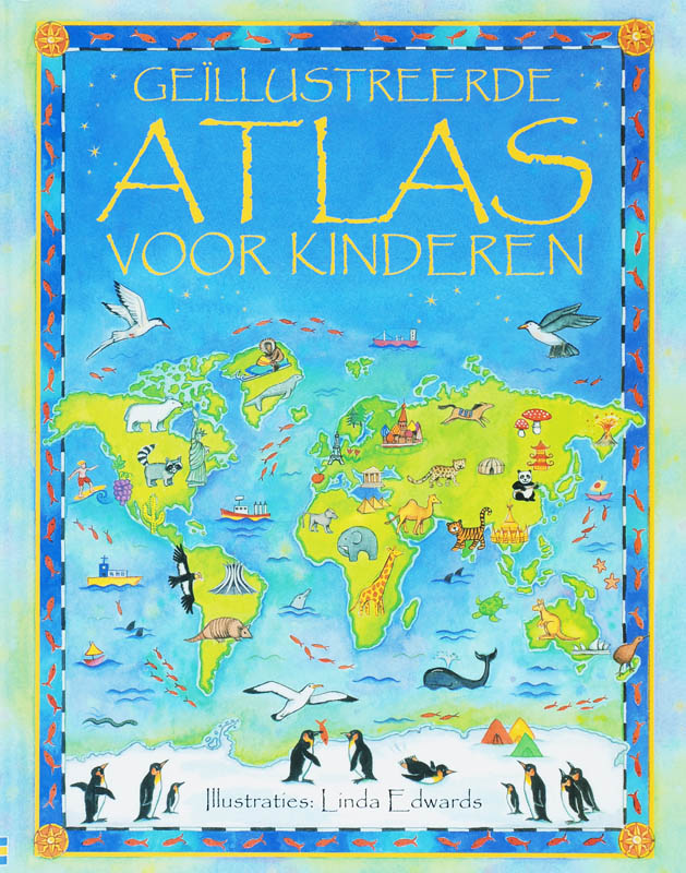 Omslag van Geillustreerde atlas voor kinderen