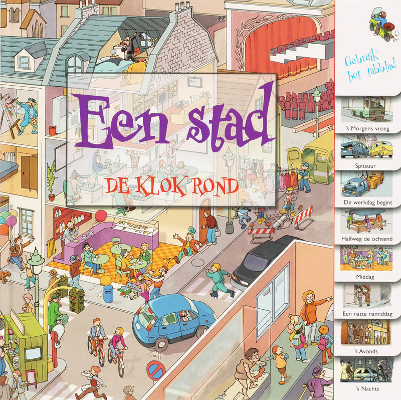 Omslag van Een stad de klok rond