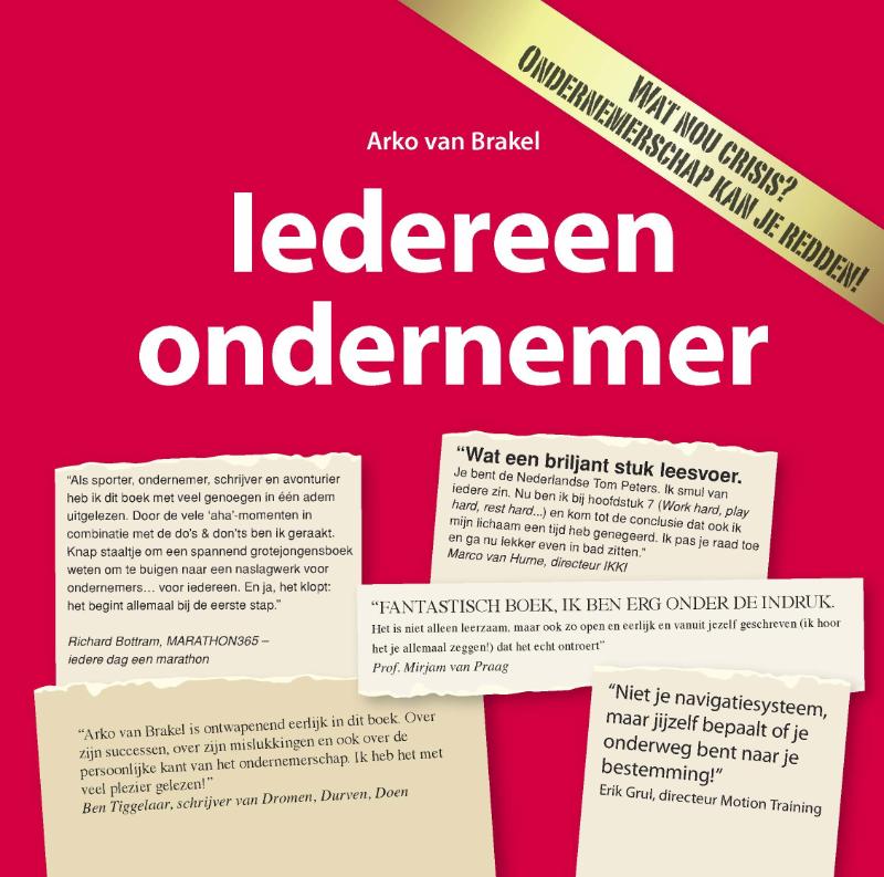 Omslag van Iedereen ondernemer