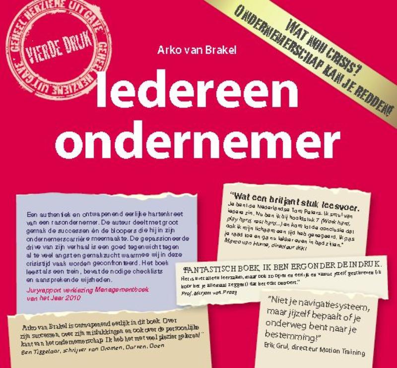 Omslag van Iedereen ondernemer