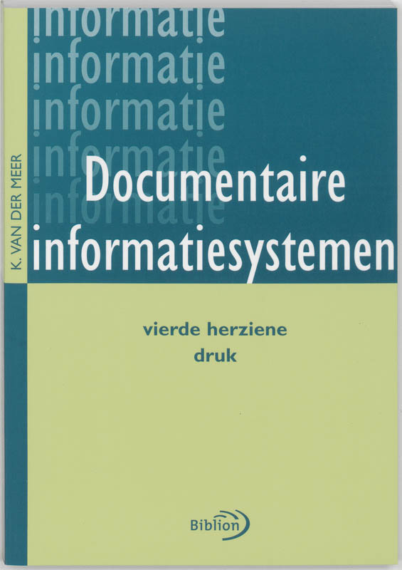 Omslag van Documentaire informatiesystemen
