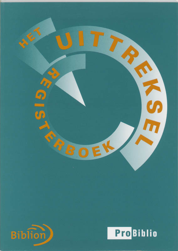 Omslag van Uittrekselregisterboek