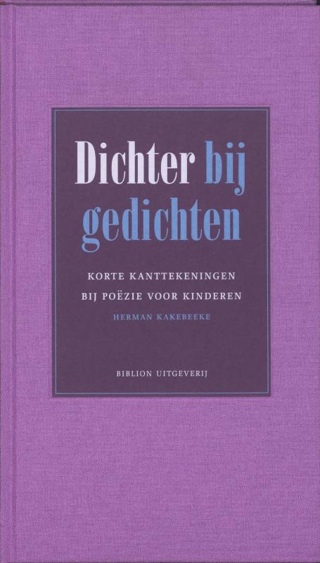 Omslag van Dichter bij gedichten