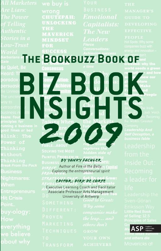 Omslag van The Bookbuzz Book of Bizz Book Insights 2009