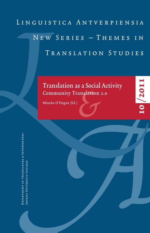 Omslag van Translation as a social activity