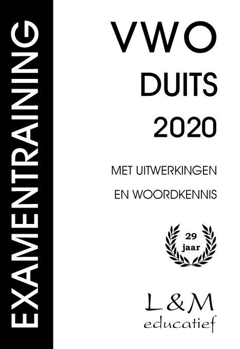 Omslag van Examentraining Vwo Duits 2020