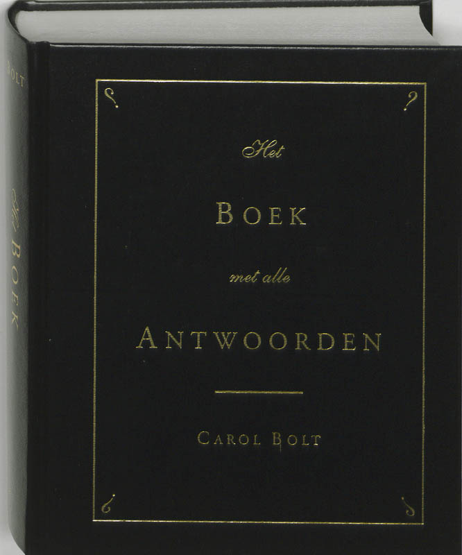 Omslag van Het boek met alle antwoorden - geb