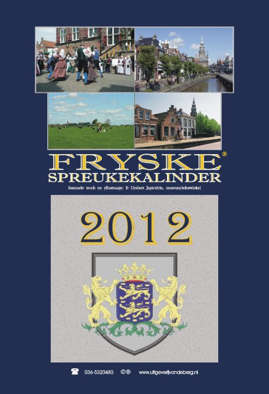 Omslag van Fryse spreukekalinder 2012