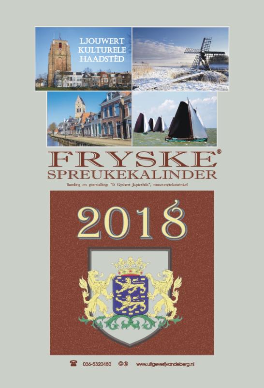 Omslag van Fryske spreukekalinder 2018