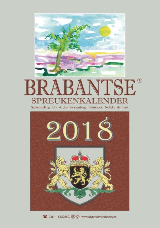 Omslag van Brabantse spreukenkalender 2018