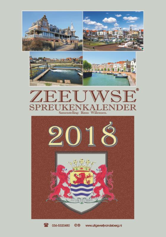 Omslag van Zeeuwse spreukenkalender 2018