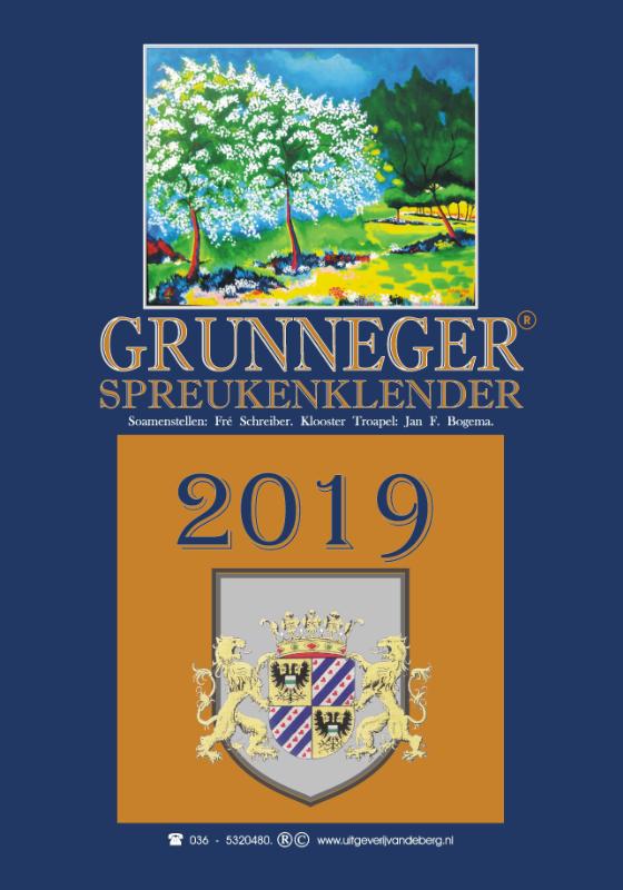 Omslag van Grunneger Spreukenklender 2019
