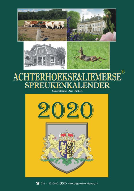 Omslag van Achterhoekse & Liemerse spreukenkalender 2020