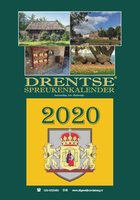 Omslag van Drentse spreukenkalender 2020