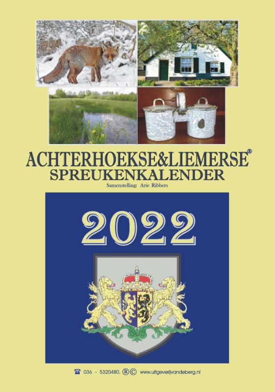 Omslag van Achterhoekse & Liemerse spreukenkalender 2022