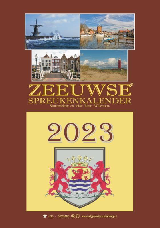 Omslag van Zeeuwse spreukenkalender 2023