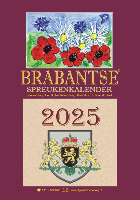 Omslag van Brabantse spreukenkalender 2025