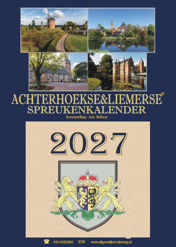 Omslag van Achterhoekse & Liemerse spreukenkalender 2027