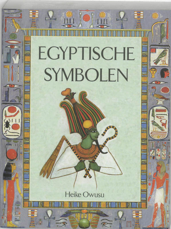 Omslag van Egyptische symbolen
