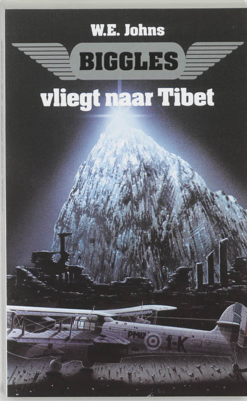 Omslag van Biggles vliegt naar Tibet