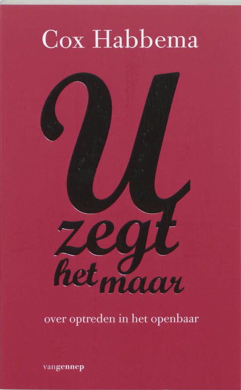 Omslag van U zegt het maar