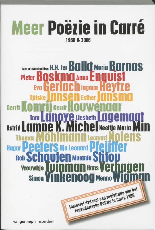 Omslag van Meer Poezie in Carre