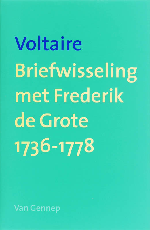 Omslag van Briefwisseling met Frederik de Grote 1736-1778