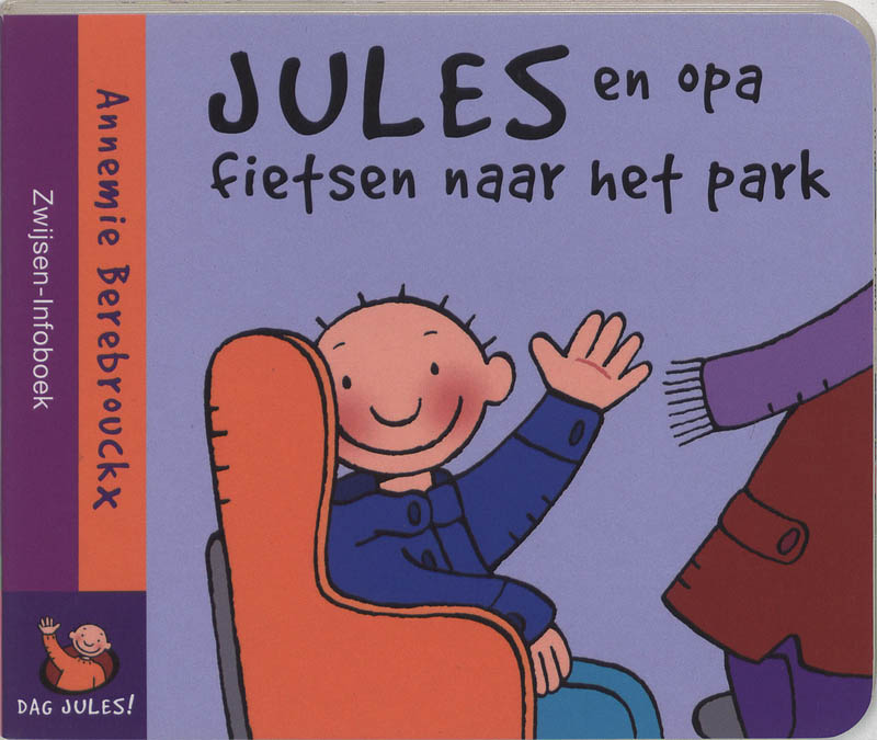 Omslag van Jules en opa fietsen naar het park