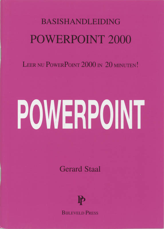 Omslag van Basishandleiding PowerPoint 2000
