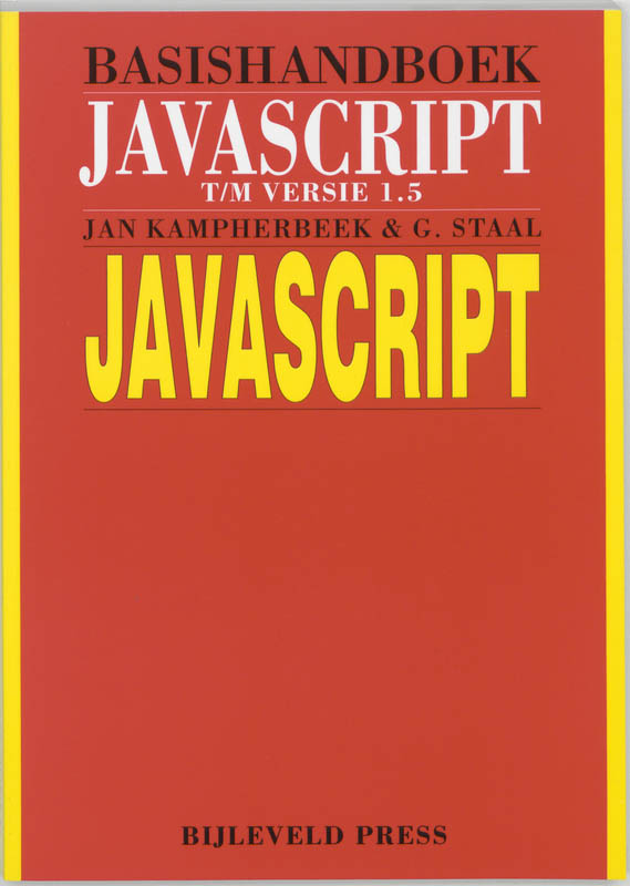 Omslag van Basishandboek JavaScript