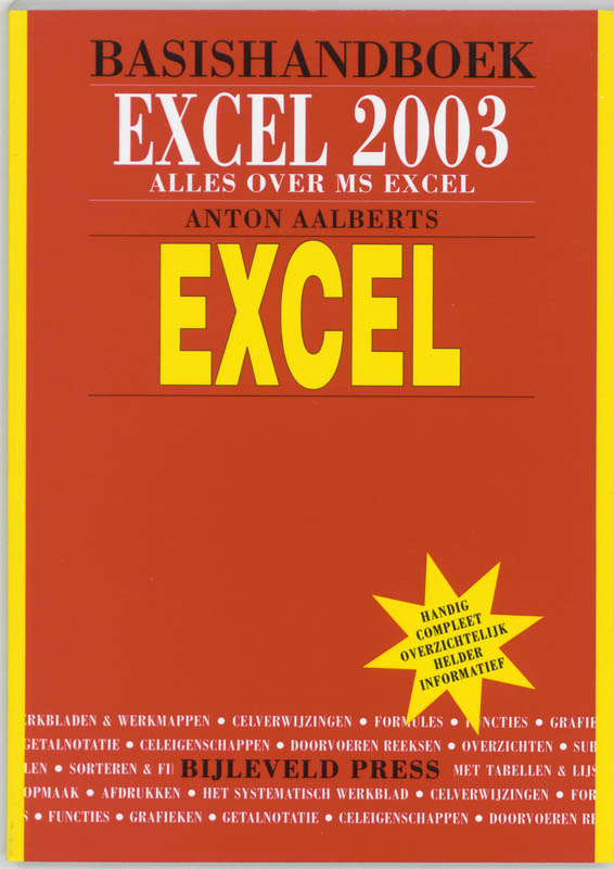 Omslag van Basishandboek Excel 2003