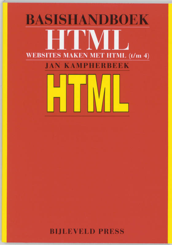 Omslag van Basishandboek HTML