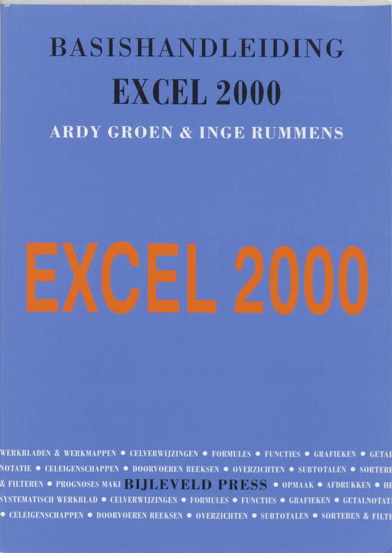Omslag van Basishandleiding Excel 2000