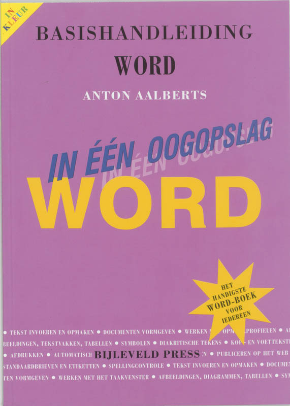 Omslag van Basishandleiding Word in een oogopslag!