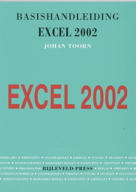 Omslag van Basishandleiding Excel 2002