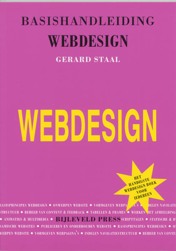 Omslag van Basishandleiding Webdesign