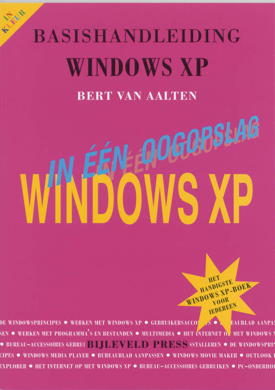 Omslag van Basishandleiding Windows XP in een oogopslag
