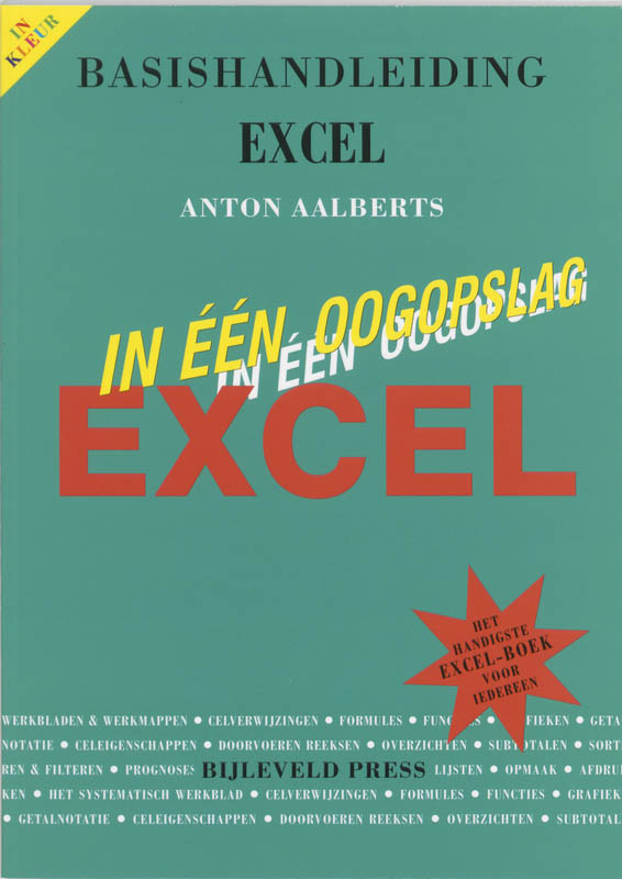 Omslag van Basishandleiding Excel in een oogopslag!