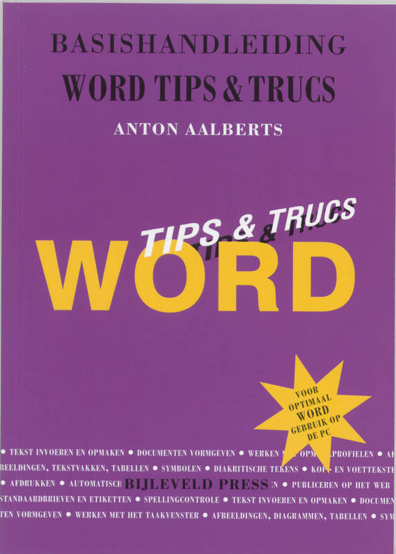 Omslag van Basishandleiding Word Tips & Trucs