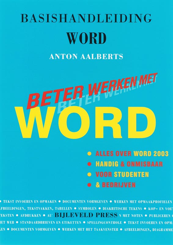 Omslag van Basishandleiding Beter Werken met Word