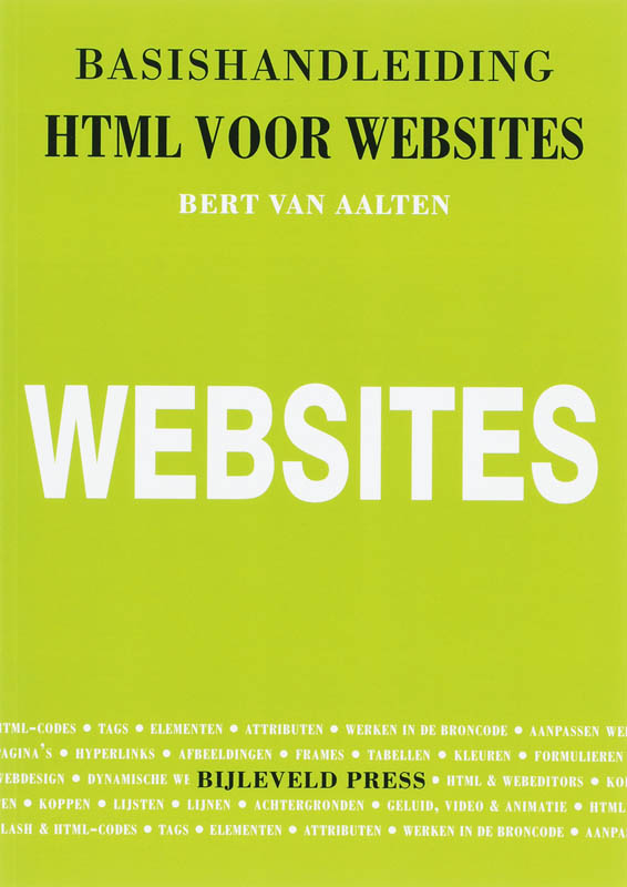 Omslag van Basishandleiding HTML voor websites