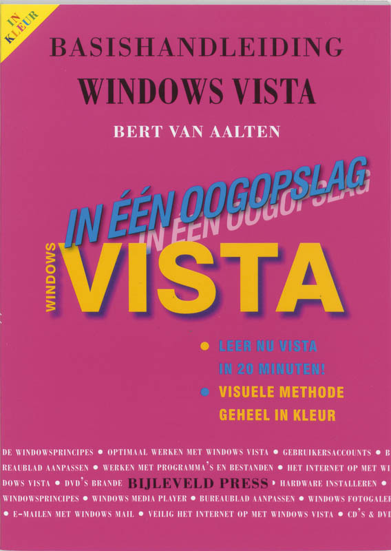 Omslag van Basishandleiding Windows Vista