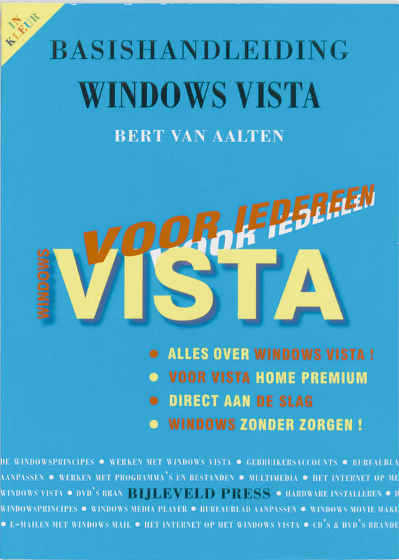 Omslag van Basishandleiding Windows Vista voor iedereen