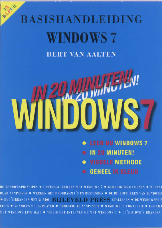 Omslag van Basishandleiding Windows 7